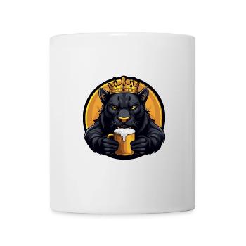 Bande dessinée de bière Panther - Mug blanc - blanc - Devant