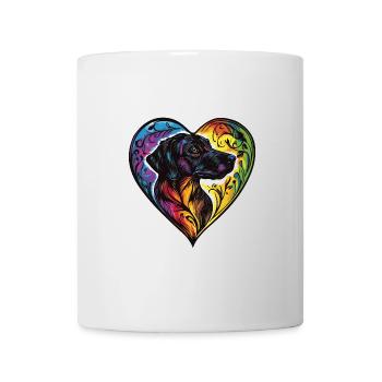 Kangal Hund Herz Liebe - Tasse - Weiß - Vorne