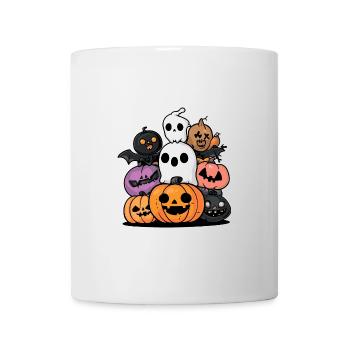 Halloween Party Characters Cartoon - Mug - white - Front