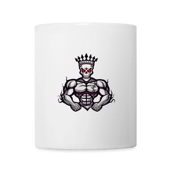 Skeleton Muscles Bodybuilding King - Mug - white - Front