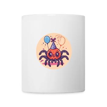 araignée tarentule anniversaire bande dessinée - Mug blanc - blanc - Devant