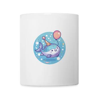 Whale Birthday Comic - Mug - white - Front