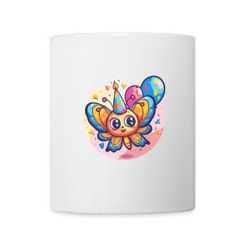 Papillon Anniversaire BD - Mug blanc - blanc - Devant
