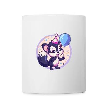 Bande dessinée d’anniversaire Skunk - Mug blanc - blanc - Devant