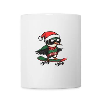 Colibri Oiseau Noël Drôle - Mug blanc - blanc - Devant