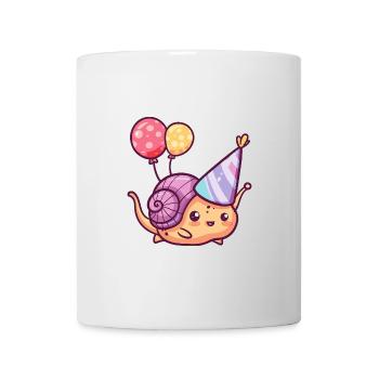 Schnecke Geburtstag Baby - Tasse - Weiß - Vorne