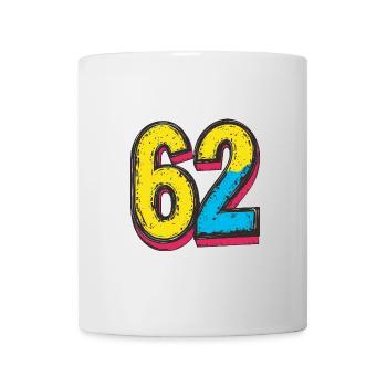 62 Number Symbol - Mug - white - Front