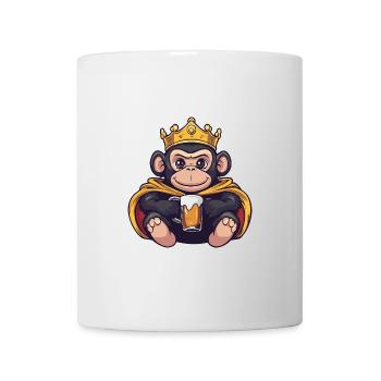 Monkey Beer Funny - Mug - white - Front