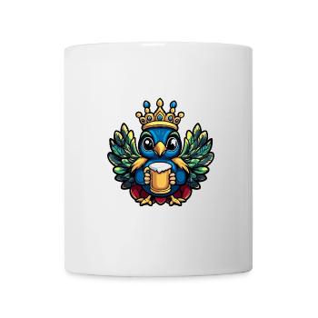Bière Peacock Bird Drôle - Mug blanc - blanc - Devant