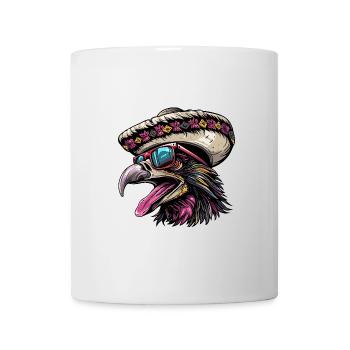 Harpie oiseau drôle sombrero - Mug blanc - blanc - Devant