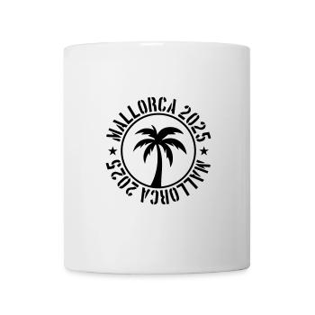 Mallorca 2025 Kreis - Tasse - Weiß - Vorne