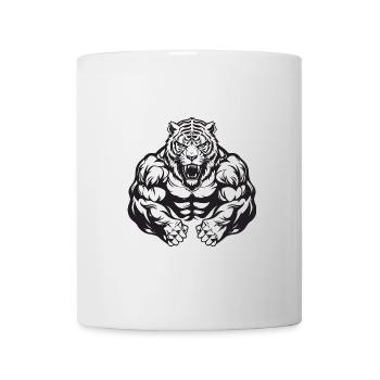 Tiger Workout Gym - Mug - white - Front