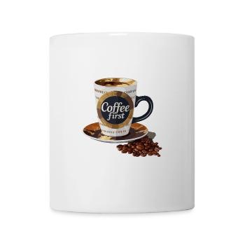 Coffee First Morning Cafe Liebhaber - Tasse - Weiß - Vorne