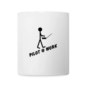Pilot @ Work - Tasse - Weiß - Vorne