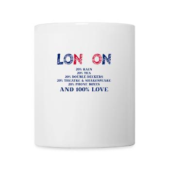 London Funny Gift Idea UK England Funny - Mug - white - Front