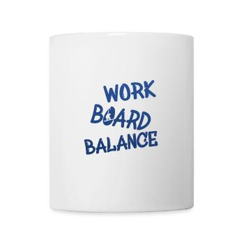 snowboarding boarden - Tasse - Weiß - Vorne