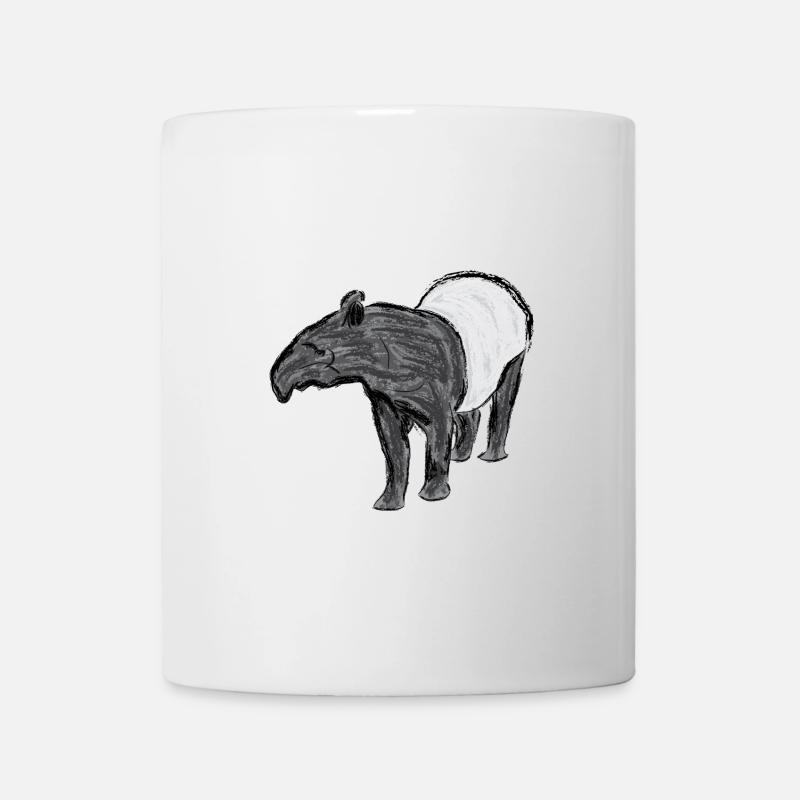 Schabrackentapir / Malayan Tapir I - Tasse - Weiß