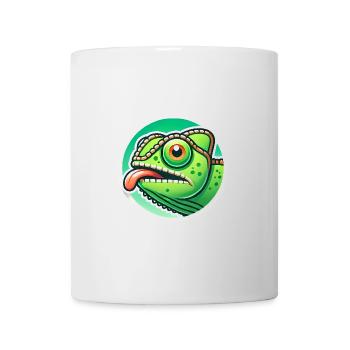 Conception originale de l’insigne de puissance caméléon - Mug blanc - blanc - Devant