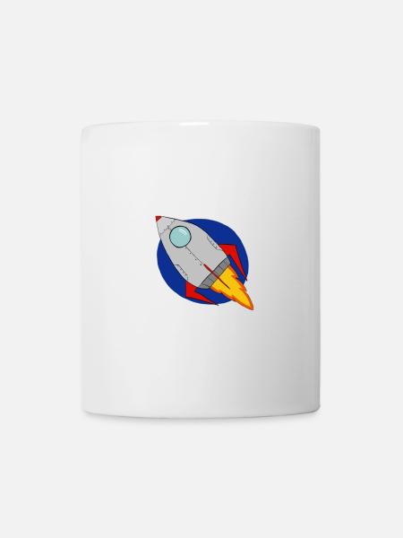 Fusée - Mug blanc - blanc