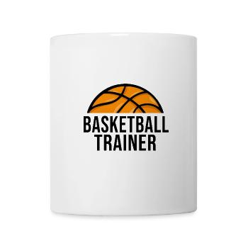 Basketballtrainer basket ball coach. - Tasse - Weiß - Vorne