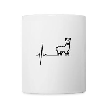 Oeuvre abstraite de galaxie cosmique - Mug blanc - blanc - Devant