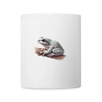 Realistic Tree Frog with Water Droplets - Mug - white - Front