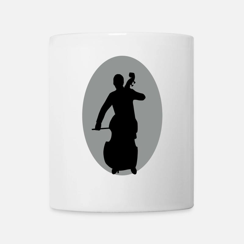 contrebasse - Mug blanc - blanc