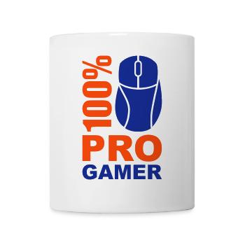 100% Pro Gamer - Tasse - Weiß - Vorne