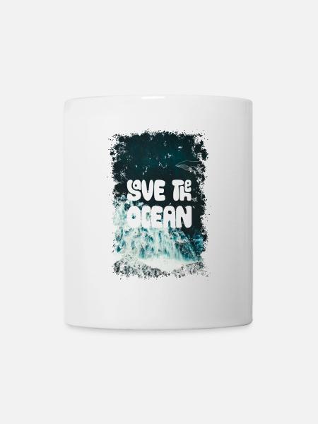 SAVE THE OCEAN - Tasse - Weiß