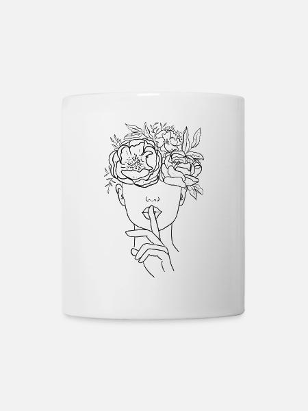 Flower Girl No.2 - Tasse - Weiß