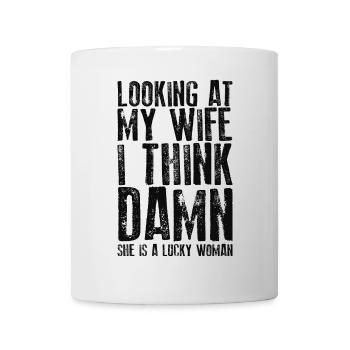 Lustiges Papa-Witz-Zitat-Geschenk für Ehemann Vater - Tasse - Weiß - Vorne