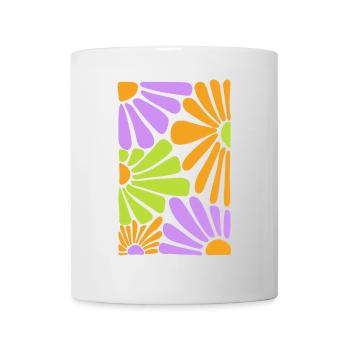 Flowers Blossoms Vintage Retro - Mug - white - Front