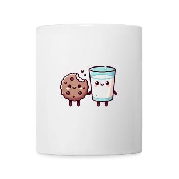 Milk Cookie Best Friends Illustration - Mug - white - Front