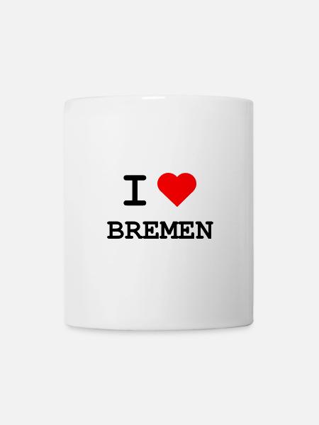 Ich liebe Bremen - I love Bremen - Mug - white