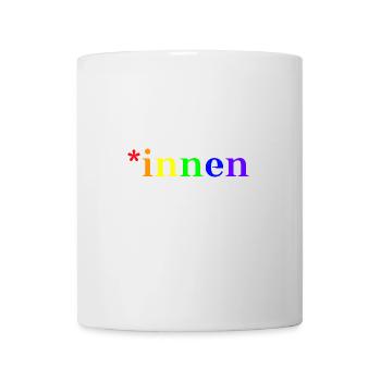 Gift Idea Gendering Rainbow Colors queer - Mug - white - Front