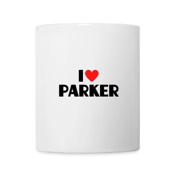 I Love Parker Heart Graphic Name Gift - Mug - white - Front