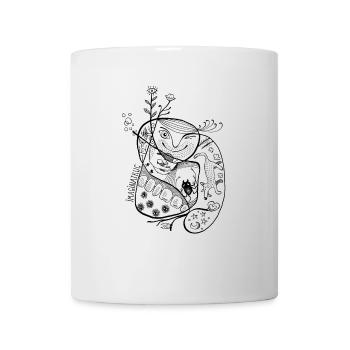 spider wolf flowers wolf - Mug - white - Front