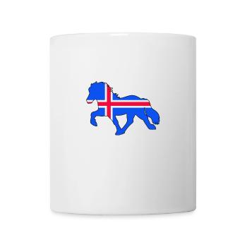 tölter flag iceland - Tasse - Weiß - Vorne