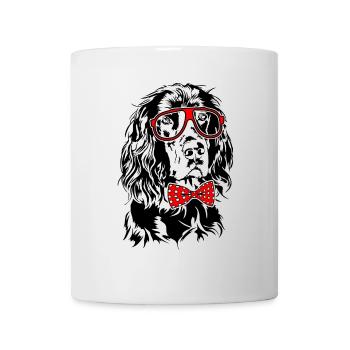 Funny GORDON SETTER Glasses Dog Wilsigns - Mug - white - Front