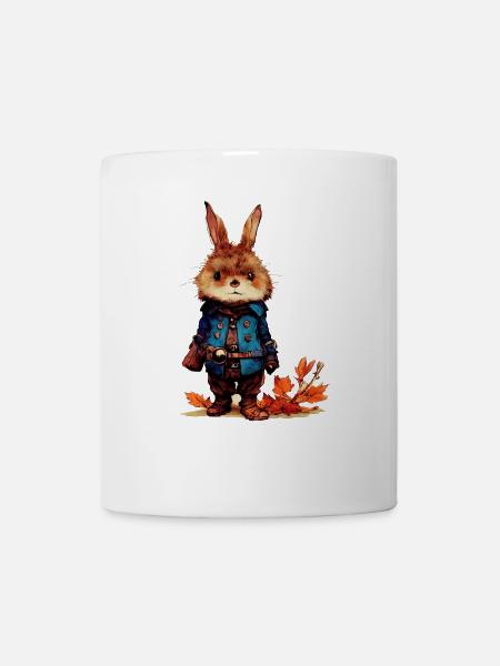 Kaninchen - Tasse - Weiß