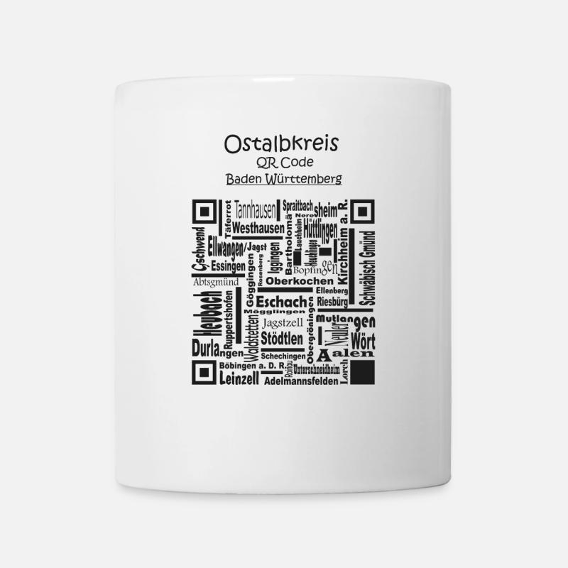 Ansprechendes und cooles Design Ostalbkreis - Tasse - Weiß