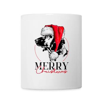 CHIEN DE SUEUR DE MONTAGNE BAVAROIS Joyeux Noël - Mug blanc - blanc - Devant