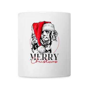 Santa HOVAWART Merry Christmas Hunde Hund Wilsigns - Tasse - Weiß - Vorne