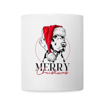 Père Noël joyeux Chiens Wilsigns - Mug blanc - blanc - Devant
