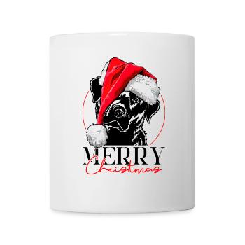 Père Noël RETRIEVER Joyeux Noël Wilsigns - Mug blanc - blanc - Devant