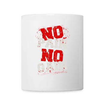 Bodybuilding Ohne Fleiß kein Gewinn - Tasse - Weiß - Vorne