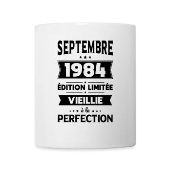 40th Anniversary - September 1984 Perfection - Mug - white - Front