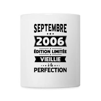 18th birthday - September 2006 Perfection - Mug - white - Front