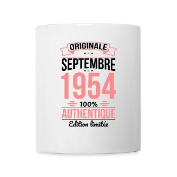 70. Jahrestag - Original - September 1954 - Tasse - Weiß - Vorne