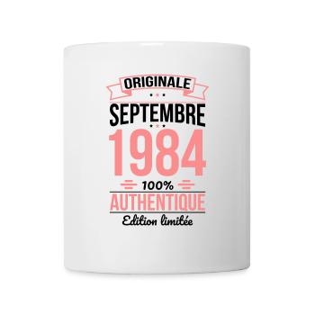 40. Jahrestag - Original - September 1984 - Tasse - Weiß - Vorne